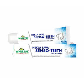 wheezal hekla lava senso teeth tooth paste pack of 3 