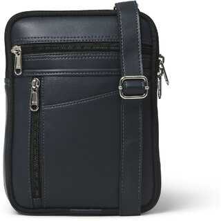matrice messenger bag with blue faux vegan leather ne s 0792 blue 