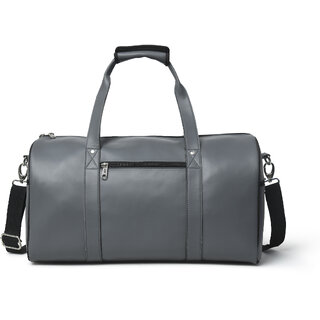 matrice duffle bag with grey faux vegan leather ne s 0796 grey 