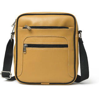 matrice messenger bag with yellow faux vegan leather ne s 0800 yellow 