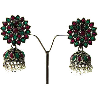 S L GOLD 1 Gram Micro Plated Bhavana Earring E14 - Earrings | Buy online on ZillyBuy