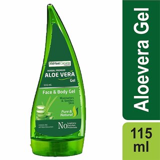 herbal canada aloe vera face gel 115ml goods for face glow hair growth skin moisturizer for women men