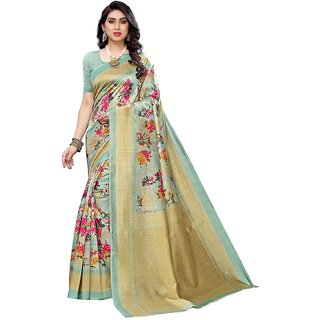 art silk saree with blouse