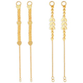 1gram gold Plated Kanchain Ear chain earcuff Ear to Ear Combo for Women & Girls - Earrings | Buy online on ZillyBuy