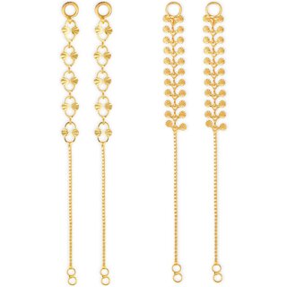 1gram gold Plated Kanchain Ear chain earcuff Ear to Ear Combo for Women & Girls - Earrings | Buy online on ZillyBuy