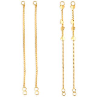 1gram gold Plated Kanchain Ear chain earcuff Ear to Ear Combo for Women & Girls - Earrings | Buy online on ZillyBuy