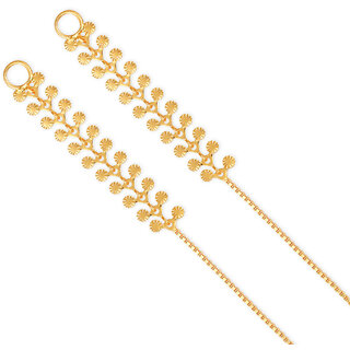 Kanchain Ear chain kanoti ear Cuff Ear to Ear Chain for Women and Girls- (VFJ1006KC) - Earrings | Buy online on ZillyBuy