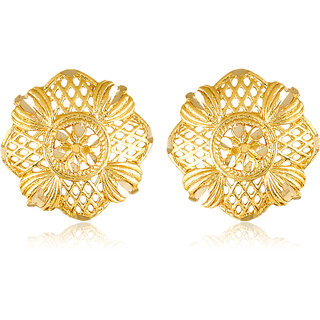 Wedding and Party wear South Screw back Jhumki Earring for Women and Girls -VFJ1458ERG - Earrings | Buy online on ZillyBuy