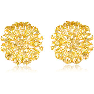 Wedding and Party wear South Screw back Jhumki Earring for Women and Girls -VFJ1458ERG - Earrings | Buy online on ZillyBuy
