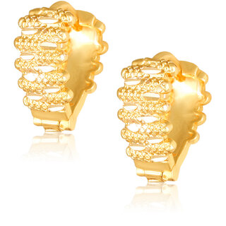 Vighnaharta V Shape alloy Gold plated Bali, Chand Bali Earring for Women and Girls- (VFJ1474ERG) - Earrings | Buy online on ZillyBuy