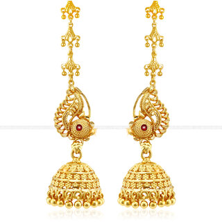Gold Plated Kanchain Earring for Women and Girls ( Pack of 1 pair Kanchain Earring) VFJ1492ERG - Earrings | Buy online on ZillyBuy