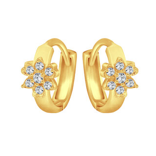 Alloy Gold Plated Bali Hoop Earring Dangle Earring Earring for Women and Girls  [VFJ1550ERG] - Earrings | Buy online on ZillyBuy