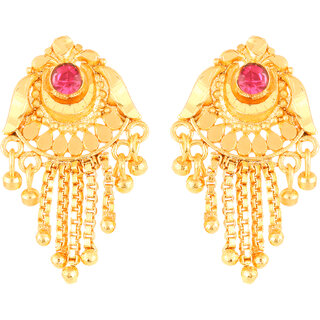 Vighnaharta Allure Beautiful Earrings Shimmering Beautiful CZ Screw back Stud earring for Women and Girls  [VFJ1822ERG] - Earrings | Buy online on ZillyBuy