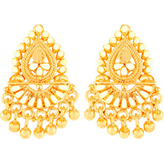 Vighnaharta Shimmering CharmingAlloy Gold dangler studs  Earring for Women and Girls [VFJ1823ERG] - Earrings | Buy online on ZillyBuy