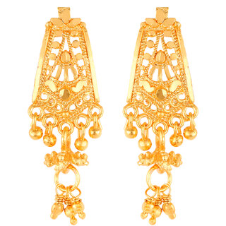 Vighnaharta Allure Beautiful Earrings Diva Fusion Gold Plated Screw back  earing for Women and Girls  [VFJ1826ERG] - Earrings | Buy online on ZillyBuy