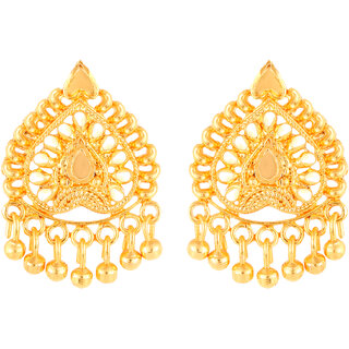 Vighnaharta Allure Beautiful Earrings Elite Chic Gold Plated Screw back  earring  for Women and Girls  [VFJ1830ERG] - Earrings | Buy online on ZillyBuy