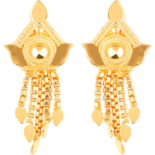 Vighnaharta Beautiful Gold Plated Screw back alloy Studs Earring for Women and Girls   [VFJ1848ERG] - Earrings | Buy online on ZillyBuy
