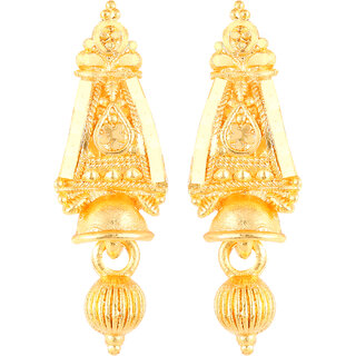 Vighnaharta Sizzling star Gold Plated Screw back alloy dangler studs Earring for Women and Girls   [VFJ1857ERG] - Earrings | Buy online on ZillyBuy
