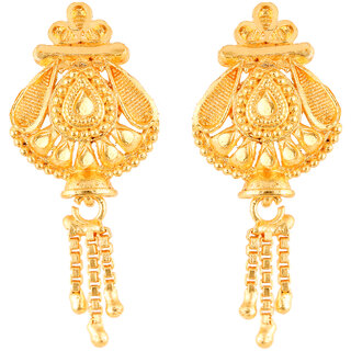 Traditional wear Gold Plated  earring for Women and Girls ( Pack of 1 pair Stud Earring) - Earrings | Buy online on ZillyBuy