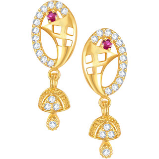 Vighnaharta Beautiful Gold Plated Screw back alloy Studs Earring for Women and Girls [VFJ1875ERG ] - Earrings | Buy online on ZillyBuy