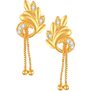 Traditional wear Gold Plated dangler studs Jhumki Earring for Women and Girls - Earrings | Buy online on ZillyBuy