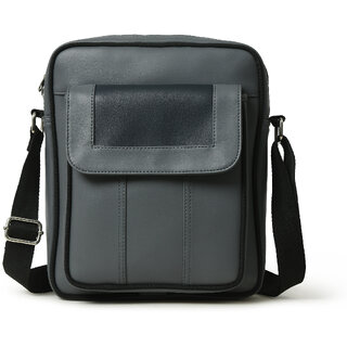 matrice messenger bag with grey faux vegan leather ne s 0802 grey 