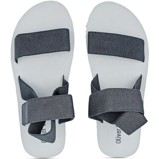 Oliver Walk Gray & Black Lightweight Sandals For Men