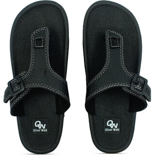 OLIVER WALK Eva Slipper For Men and Boy - Black