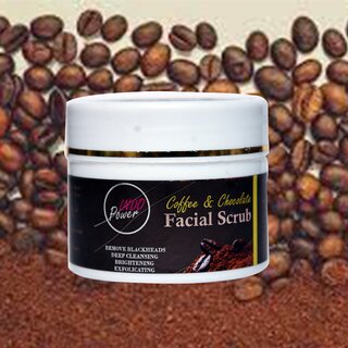 indopower add23 coffee and chocolate facial scrub 100g 