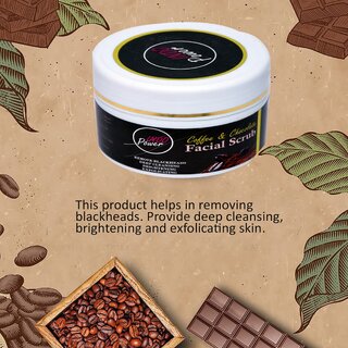 indopower add24 coffee and chocolate facial scrub 100g 