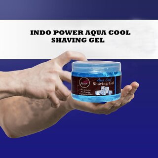 indopower ah58 aqua cool shaving gel 200g 