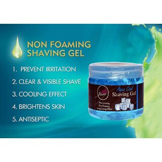indopower ah60 aqua cool shaving gel 200g 