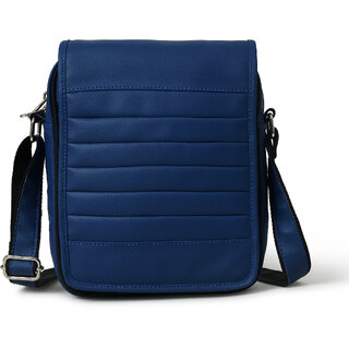 matrice messenger bag with blue faux vegan leather ne s 0806 blue 