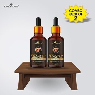 park daniel premium nail and cuticle growth oil for nail growth repair and cuticle care combo pack of 2 bottles of 30 ml 60 ml yellow pack of 2 