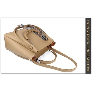 29k cream handbag with ribbon for women