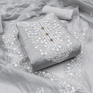 Sharda Creation Unstitched  Embroidered Dress Material