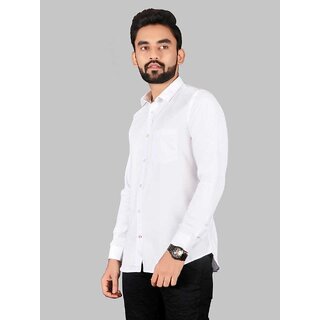 Stylish Men Baleshwar Men White Solid Casual Shirt (Pack of 1 ) 2026 at ShopCircuit | ONDC
