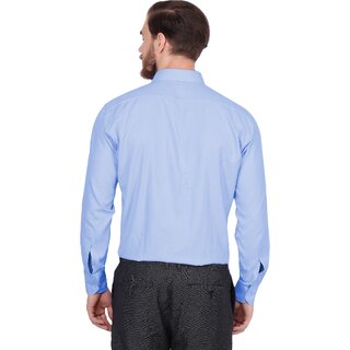 Exclusive Men Baleshwar Men Blue Solid Formal Shirt (Pack of 1) 2026 at ShopCircuit | ONDC