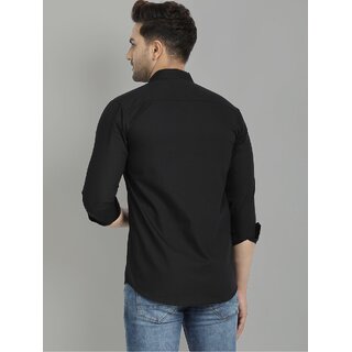Stylish Men Baleshwar Men Black Solid Regular Fit Casual Shirt 2026 at ShopCircuit | ONDC