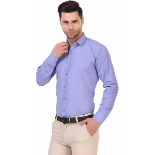 Top Men Baleshwar Men Blue Solid Formal Shirt (Pack of 1) 2026 at ShopCircuit | ONDC