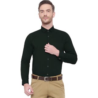 Stylish Men Baleshwar Men Green Solid Formal Shirt (Pack of 1 ) 2026 at ShopCircuit | ONDC