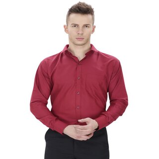 Best Men Baleshwar Men Maroon Solid Formal Shirt (Pack of 2) 2026 at ShopCircuit | ONDC