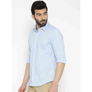 Luxurious Men Baleshwar Men Blue Solid Casual Shirt (Pack of 2) 2026 at ShopCircuit | ONDC