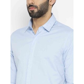 Luxurious Men Baleshwar Men Blue Solid Casual Shirt (Pack of 2) 2026 at ShopCircuit | ONDC