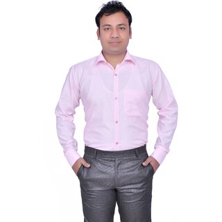 Top Men Baleshwar Men Pink Solid Casual Shirt (Pack of 1) 2026 at ShopCircuit | ONDC
