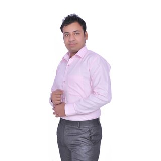 Top Men Baleshwar Men Pink Solid Casual Shirt (Pack of 1) 2026 at ShopCircuit | ONDC