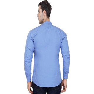 Top Men Baleshwar Men Blue Solid Casual Shirt (Pack of 1) 2026 at ShopCircuit | ONDC