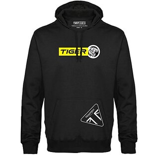 fastb men and women full sleeve printed hooded sweatshirt