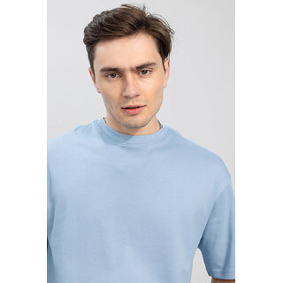 Affordable Men Code Yellow Sky Blue Oversized T-shirt for Men 2026 at ShopCircuit | ONDC