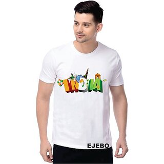 New Men Graphic Print Men White Round Neck Casual T-Shirt 2026 at ShopCircuit | ONDC